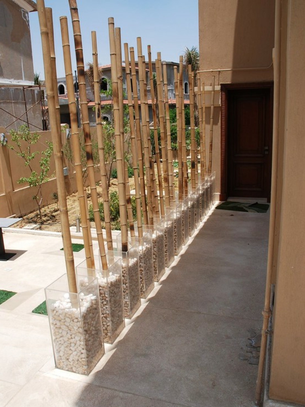 Bambus Dekoration fr eine coole Wohnung! - Wohnzimmer Wandgestaltung Farbe