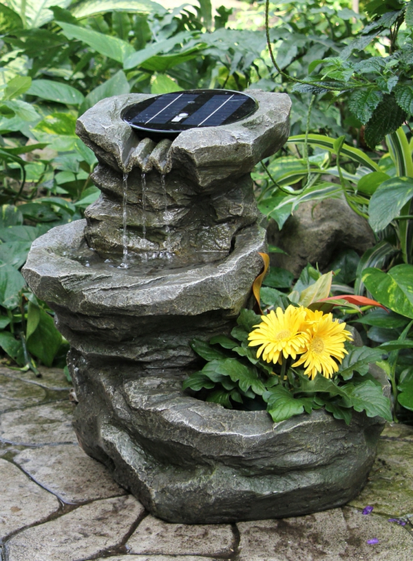 Solar Springbrunnen für den Garten