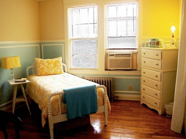 beeindruckende-gelbe-farbgestaltung-im-schlafzimmer
