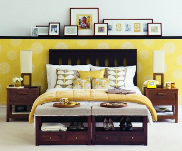 gelbe-farbgestaltung-im-schlafzimmer-cooles-interieur