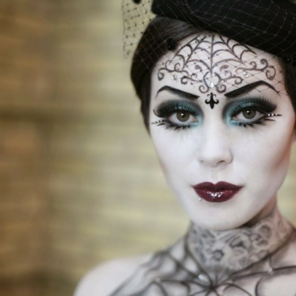 halloween-make-up-ideen-hexe-elegante-gestaltung