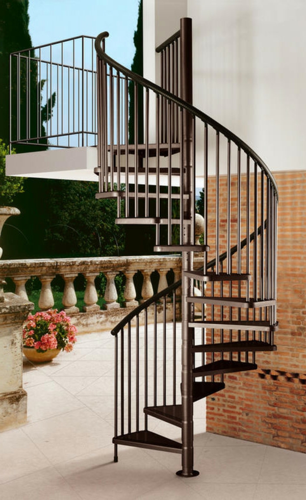 Treppengeländer für außen - 32 originelle Designs!