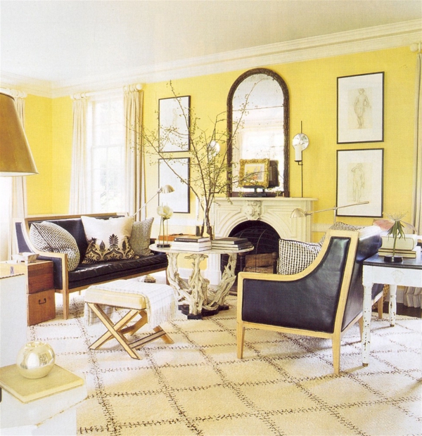 super-inspirierende-gelbe-farbgestaltung-im-schlafzimmer