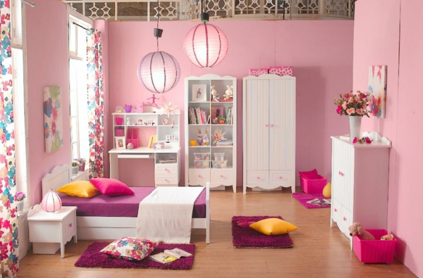 tolles-Design--Schlafzimmer-in-Rosa