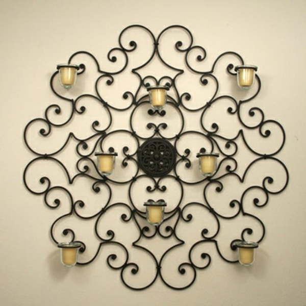 33 verblüffende Ideen für Wanddeko aus Metall!