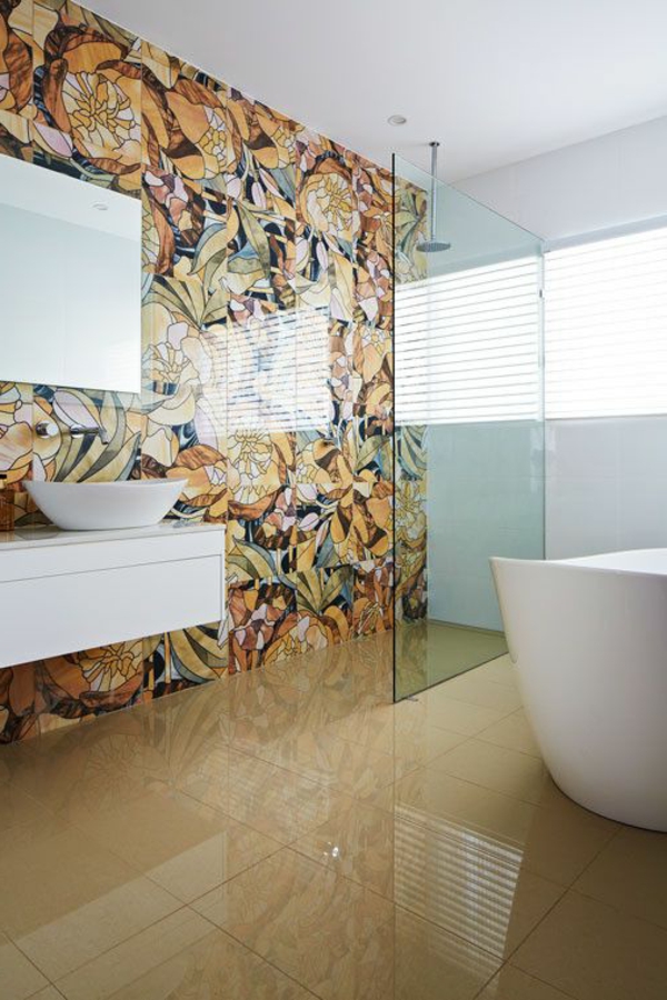Interior-Design-Idee-kreative-Wandgestaltung-im-Badezimmer
