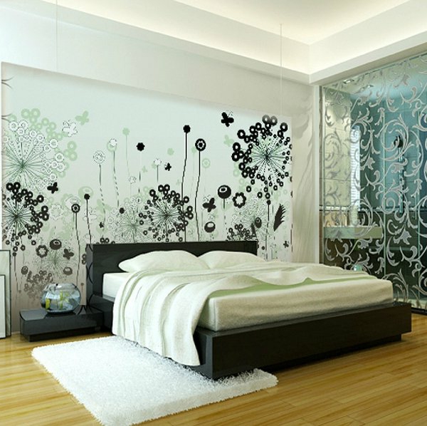 aktuelles-Interior-Design-Wohnideen-Wandgestaltung-im-Schlafzimmer