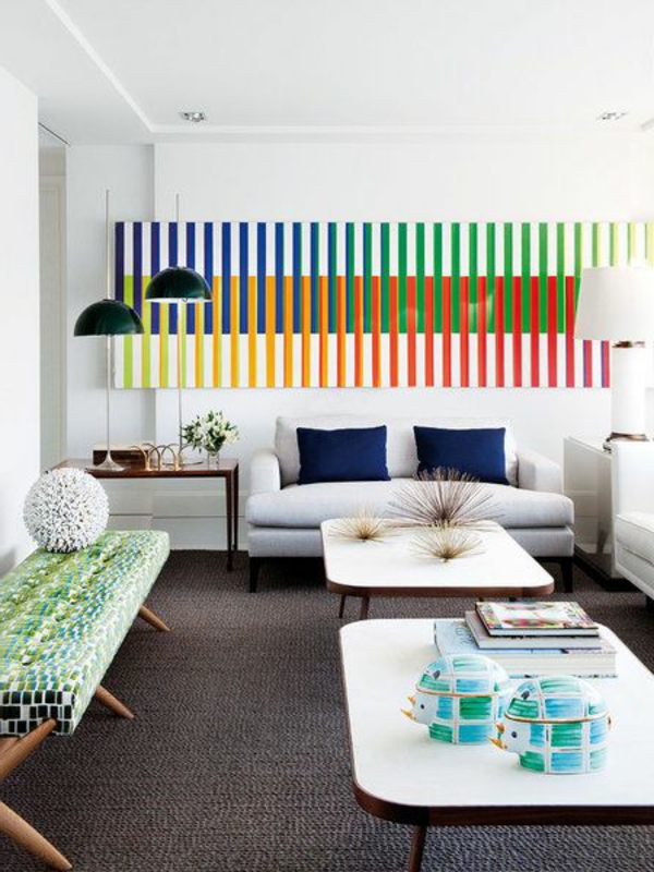 modernes-Interior-Design-wunderbare-Wandgestaltung-bunte-Farben