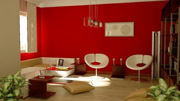 tapeten-farben-ideen-rotes-wohnzimmer-ausstatten