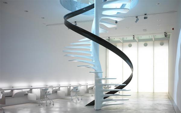 Luxus-Innenarchitektur-Windeltreppe-mit-ultra-modernem-Design
