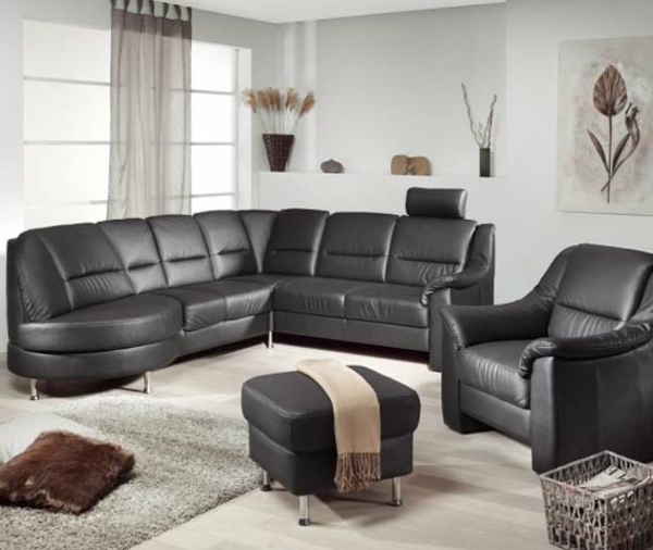 schwarz-design-sofa