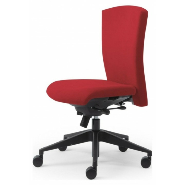 bequemer-Bürostuhl-elegantes-Modell-Büromöbel-in-Rot