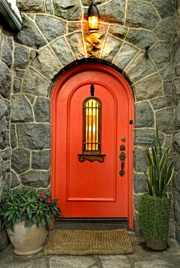 Eingangstür mit merkwürdigem Design - 41 Fotos!