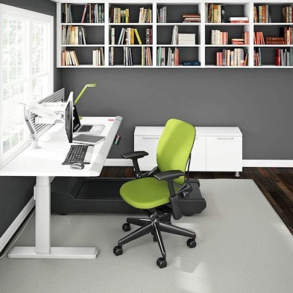 grellgrüne-Bürostühle-mit-schönem-Design-Interior-Design-Ideen