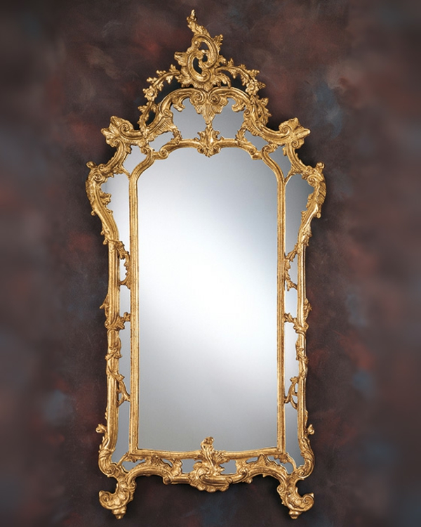 barock spiegel - cooles design an einer interessanten wand