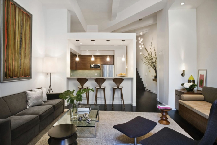 luxus-wohnzimmer-moderne-barhocker