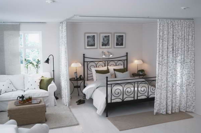 raumtrenner-vorhang-elegantes-schlafzimmer-gestalten