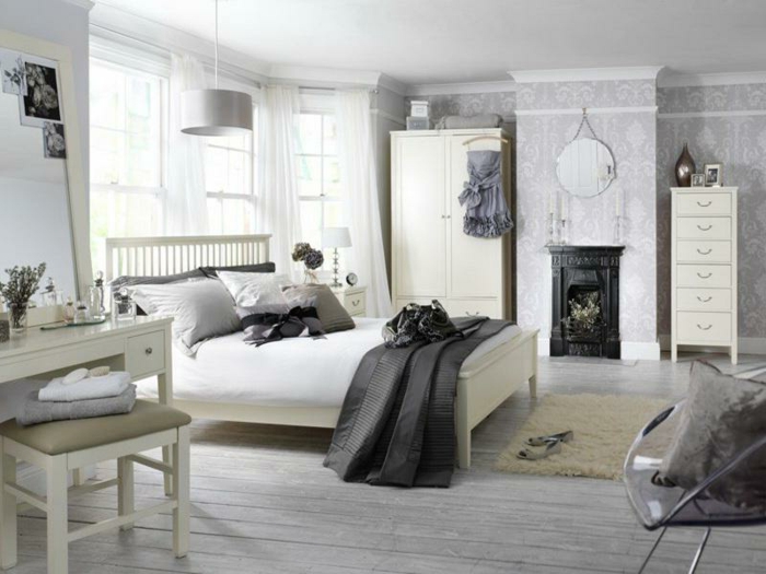 schlafzimmer-in-grau-herrliches-aussehen