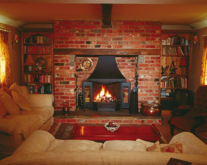 Gemauerter Kamin für ein gemütliches Zuhause!