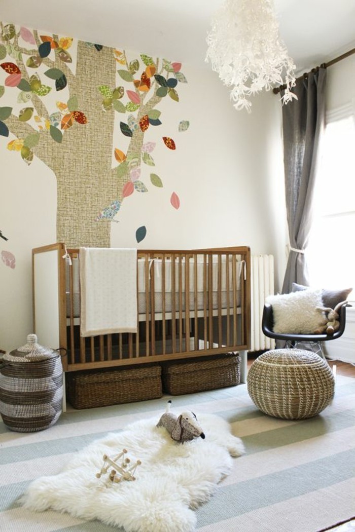 Kinderzimmer-bunte-tapeten-kreatives-tapeten-muster-Baum