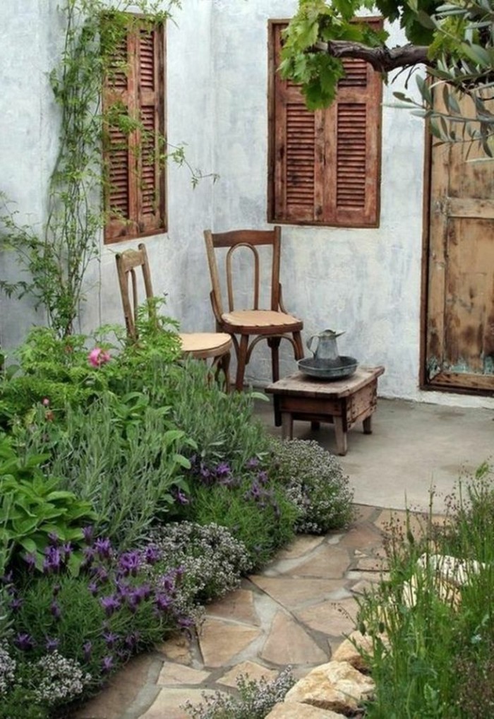 40 Beispiele für Shabby Chic Garten mit VintageFlair
