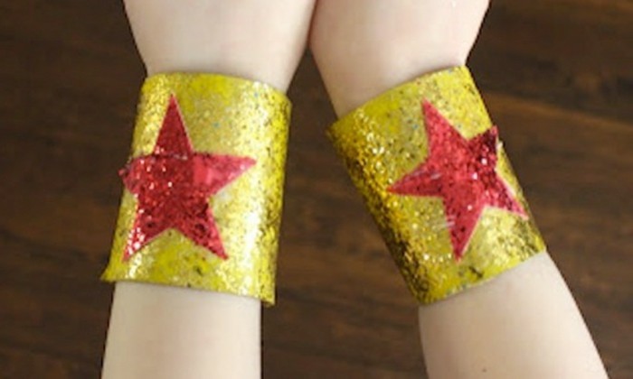 Armbänder-selber-machen-golden-mit-Sternen