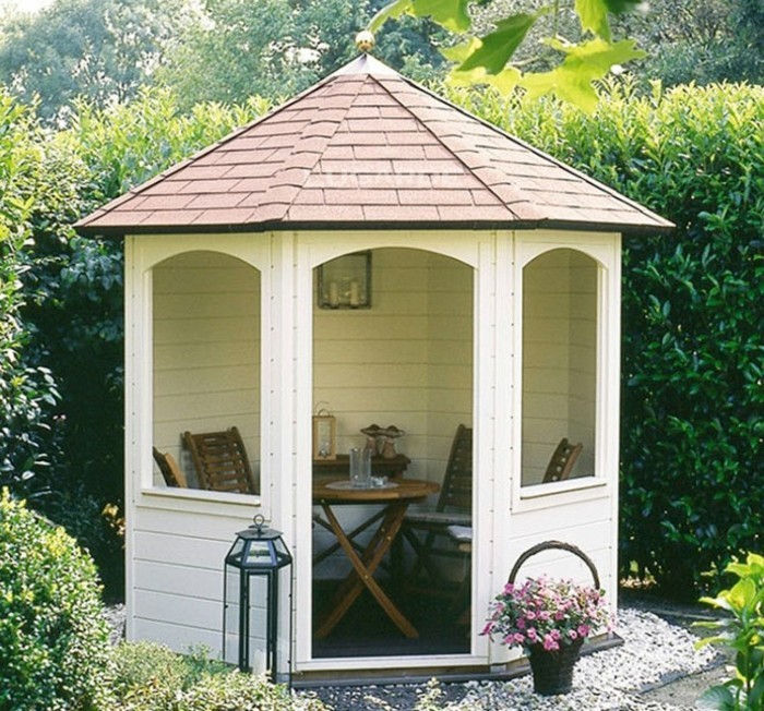 Garten im Landhausstil romantische Idylle im Grünen