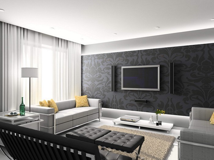 Wohnzimmer-gestalten-die-perfekte-schwarz-weisse-Dekoration