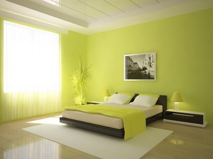 Farben-fürs-Schlafzimmer-Grün-Eine-außergewöhnliche-Gestaltung