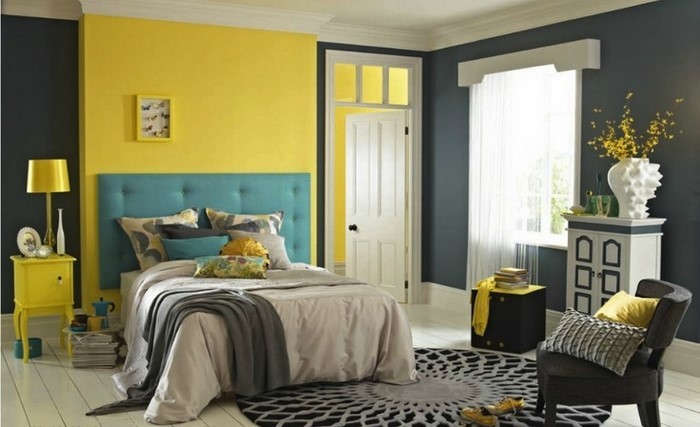 Schlafzimmer-farblich-gestalten-mit-Gelb-Ein-tolles-Interieur