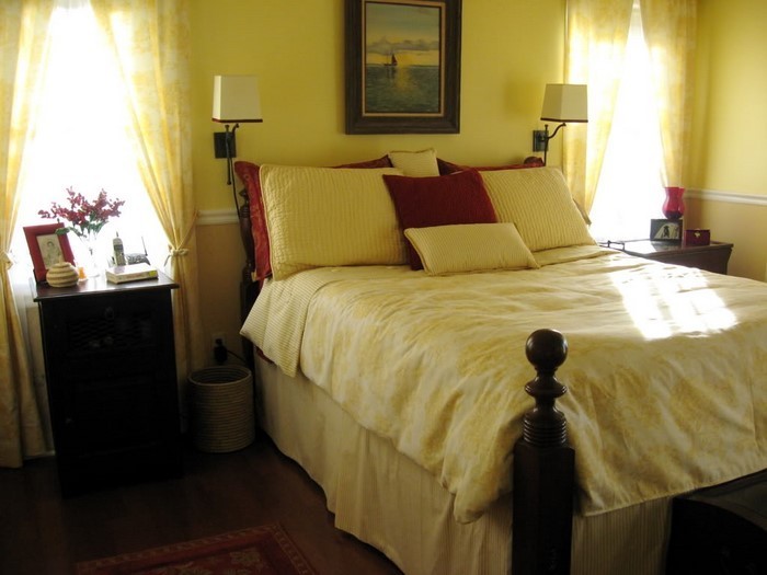 Schlafzimmer-farblich-gestalten-mit-Gelb-Eine-kreative-Ausstrahlung