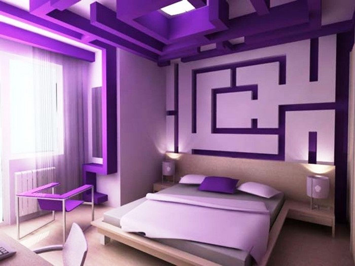 Schlafzimmer-lila-Eine-moderne-Ausstrahlung
