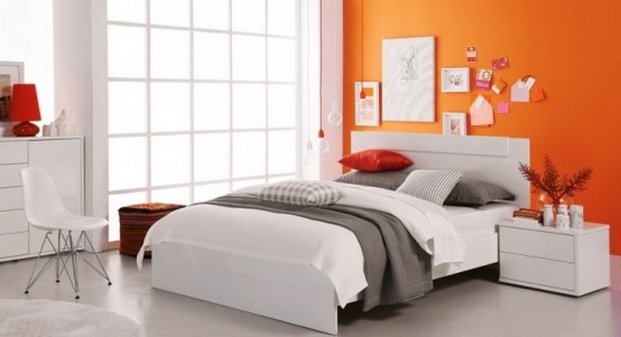 Schlafzimmer-orange-Ein-wunderschönes-Design
