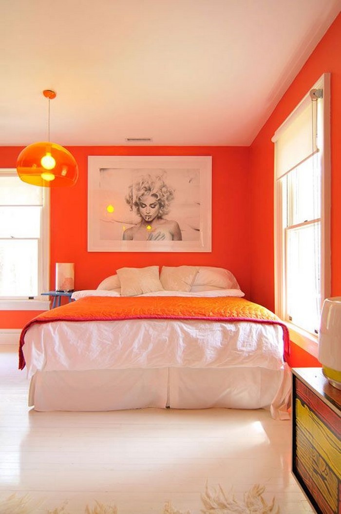 Schlafzimmer-orange-Eine-tolle-Ausstrahlung