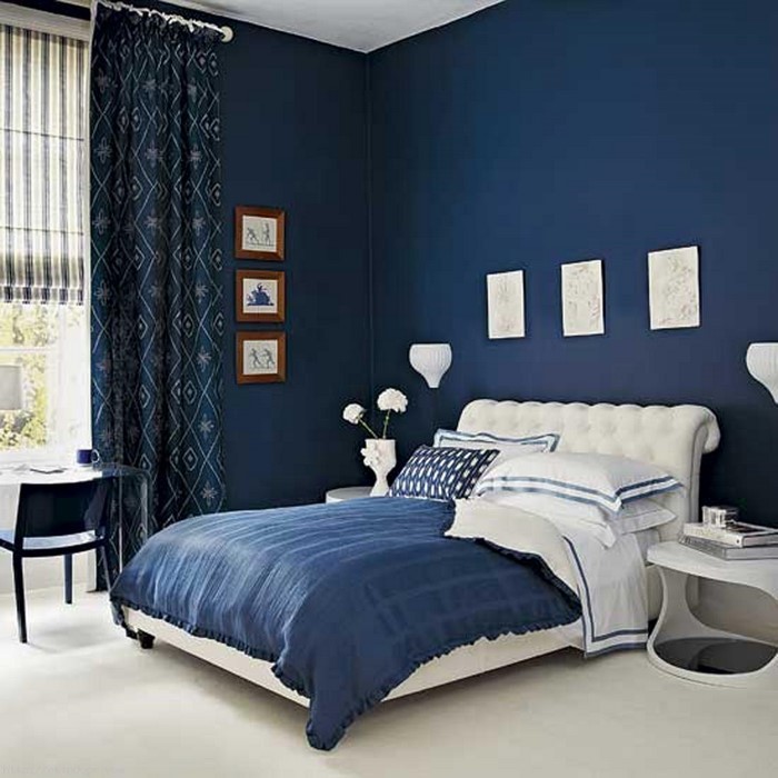 Schlafzimmereinrichtung-in-Blau-Eine-moderne-Gestaltung