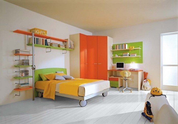 kinderzimmer-orange-ein-super-interieur