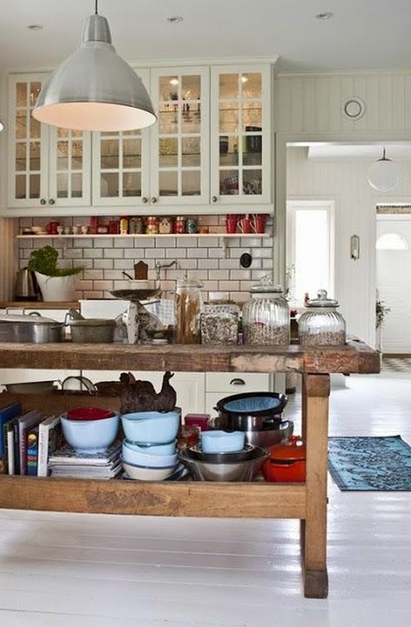 Elegante Kochinsel für ein schönes Küchen Design im Weiß