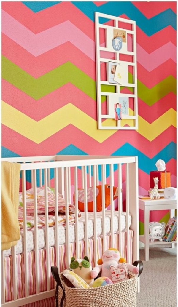 babyzimmer - wände farbig streichen