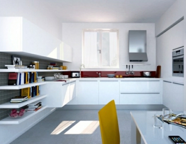 küche farben - weiße ausstattung