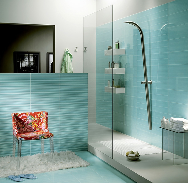 blaue-fliesen-für-badezimmer-design - neues modell von dusche - neue bad fliesen ideen