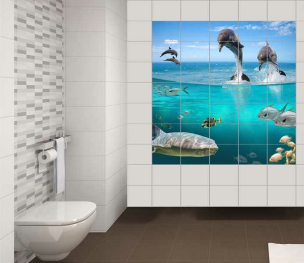 wasserwelt_collage- modern - im badezimmer