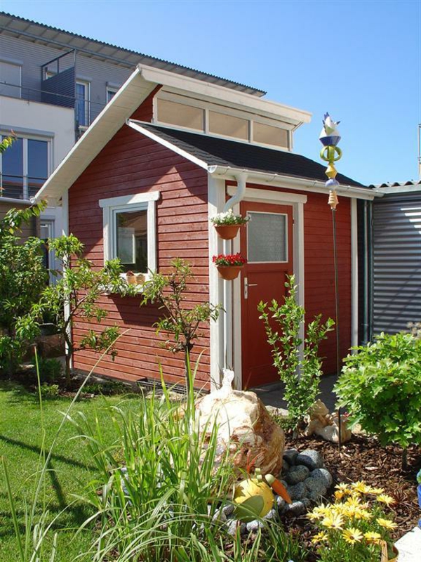 gartenhaus-günstig-kaufen - auffälliges dach