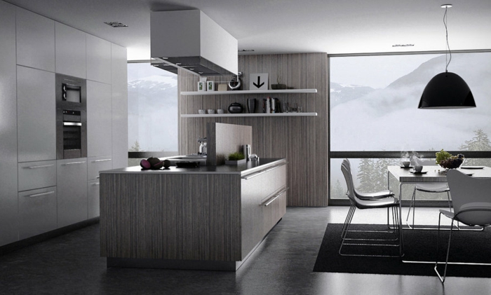schöner-wohnen-farben-graue-wandfarbe-in-der-küche