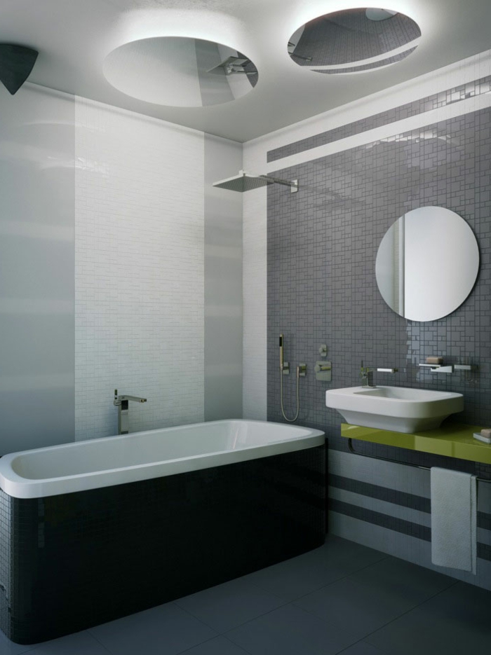 wandgestaltung-grau-badezimmer-sehr-schön