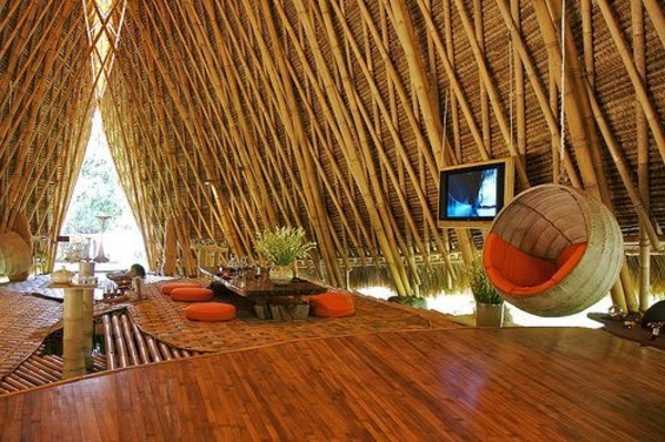 bambus-dekoration-kreatives-dach-design-schöne gestaltung