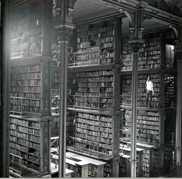die-besten-bücher-aller-zeiten-super-originelle-bibliothek-bild in weiß und schwarz