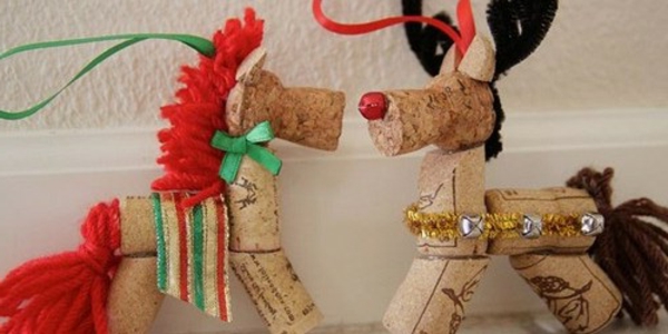 korken-für-weihnachtsschmuck-verwenden-pferde