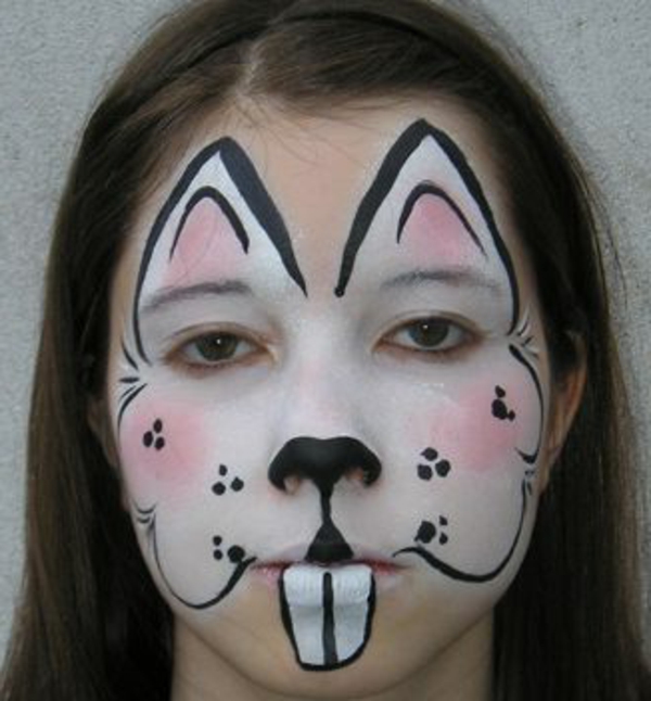 mädchen-face-painting-hase-braune haare