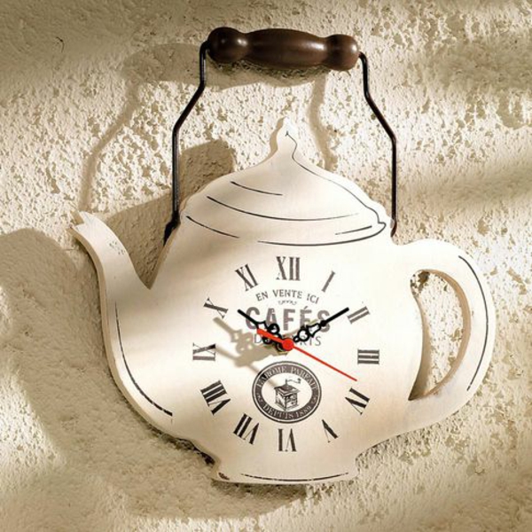 Часы чайник на кухню