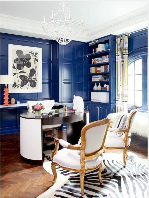 blaue-farbtöne-blaue-wohnzimmer-wandgestaltung34